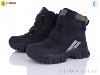 Черевики Clibee HC383 black-army-green