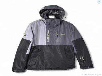 Куртка Audsa S24039-6 black-l.grey-grey