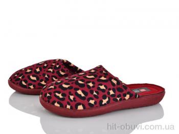 Капці Soylu NT002-4 bordo