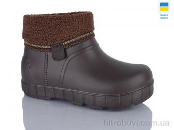 Галоші Inblue D43 шоколад