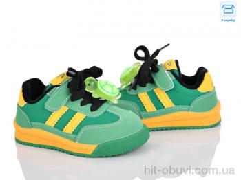 Кроссовки КалориЯ D37171 зелено-жовтий