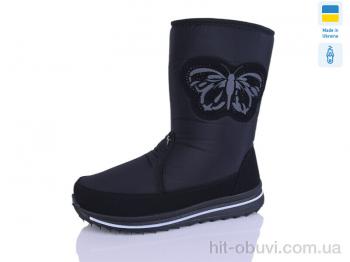 Дутики Progress Прогрес Ж 3134 чорний