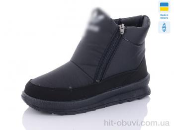 Черевики Selena 114ADS чорний ч/п