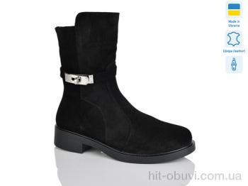 Черевики Sali 181A чорний з. зима