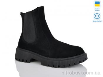 Ботинки Sali 188 чорний з. зима