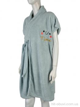 Халат Obuvok 6837 (10463)  l.blue