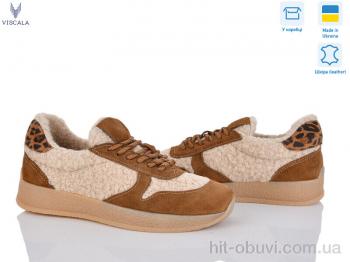 Кросівки Viscala 21263 руд. VL корич.хутро
