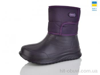 Сапоги из пены Inblue D392DF т.фіолетовий