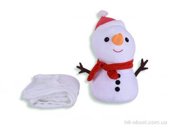 Пледы Obuvok 85-13 (12129) санта клаус іграшка (50х20)-плед 120x160 white