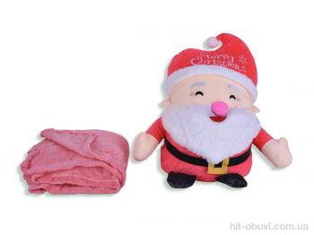 Пледы Obuvok 79-4 (12132) санта merry іграшка (45х30)-плед 120x160 pink