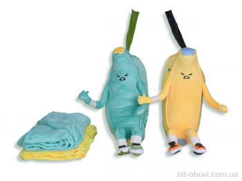 Пледы Obuvok 8516 (12131) банан іграшка (50х25)-плед 120x160 mix