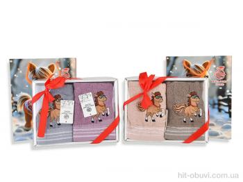 Полотенце Obuvok 89287 (12141) набір подарунковий 2шт кухня 35x75см mix