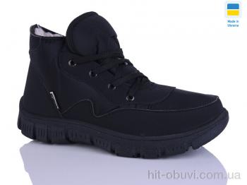 Ботинки DeMur 1112 чорний чорна підошва