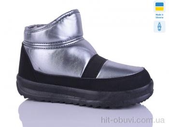 Ботинки DeMur 1380 срібрний