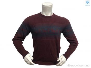 Светр TurkishBrend 4062 бордовий (M-XL)