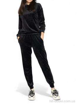 Спортивний костюм Sport style 33009 чорний