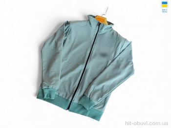 Кофта Sport style 501 PU морська хвиля