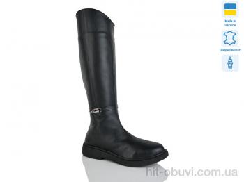 Сапоги Sali 2233 чорний к. єврозима