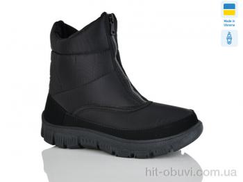 Ботинки DeMur 1323 черн черн подошва