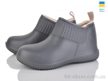 Галоши Golden Lion M7009 т.сірий