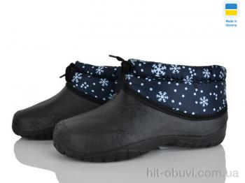 Галоші Selena 810 калоші сніжинка синій