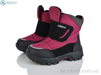 Дутики CROSSOPT FG2395-2K wine red