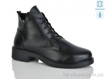 Ботинки Sali 3326 чорний к. зима