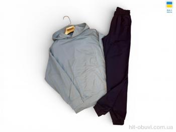 Спортивний костюм Sport style 115-1023 олива-чорний