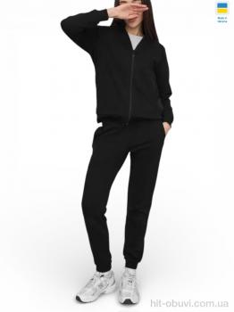 Спортивний костюм Sport style 111-1023 чорний