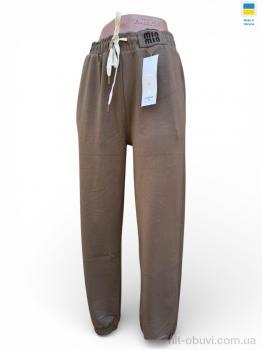 Спортивні штаны Sport style 8888 коричневий