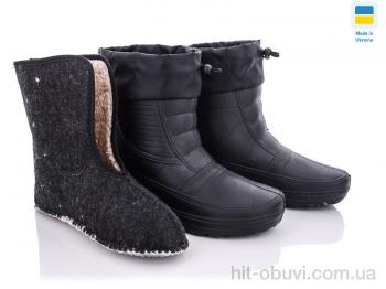 Сапоги из пены Vladimir DS Укр ГП05 піна чорний чулком