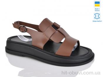 Босоніжки Sali, 21160 коричневий к.