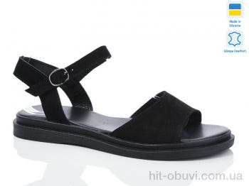 Босоніжки Sali 57 чорний з. батал