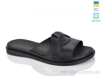 Шльопанці Sali 302-1 чорний перф.