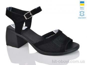 Босоніжки Sali 1126 чорний з.т.