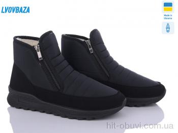 Черевики Lvovbaza Progress 4336 чорний