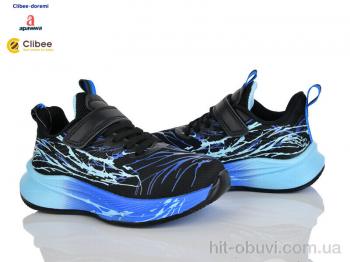 Кросівки Clibee-Doremi LC1189-2 black-royal