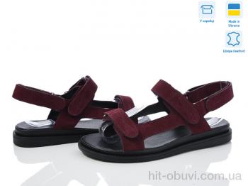 Босоніжки G-Aira, 4649 бордо з.