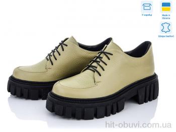 Туфли G-Aira 340 зеленый фл. Под заказ