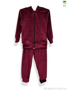 Спортивний костюм Kir15 18328 бордовий