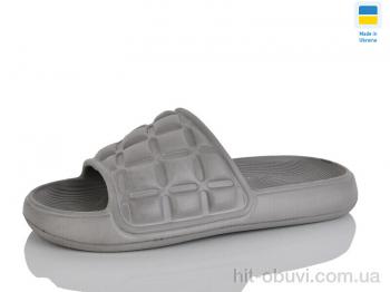 Шлепки M&L  Alex13 B116 сірий