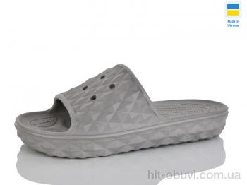 Шлепки M&L  Alex13 B117 сірий