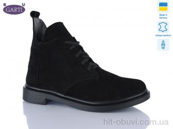 Ботинки Garti 298 чорний замш