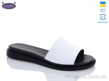 Шлепки Garti 97 біла шкіра