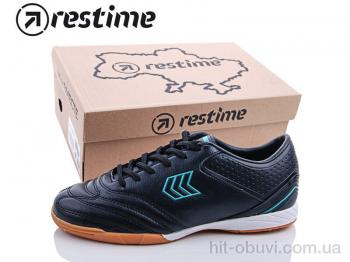 Футбольная обувь Restime DWB19703 black-cyan