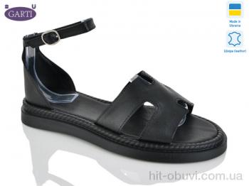 Босоножки Garti 3194 чорна шкіра