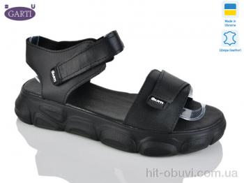 Босоножки Garti 3594 чорна шкіра