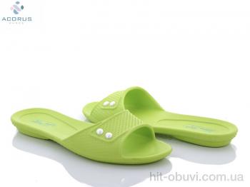Шлепки Acorus Кредо 107 зеленый