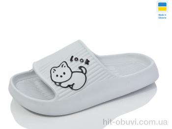 Шлепки Lot Shoes N104 св.сірий