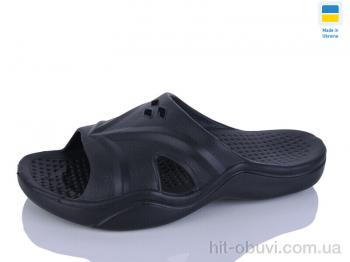 Шлепки Крок Ромб чорний